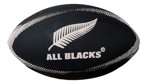 Pelota Rugby Gilbert N°2 Modelo Midi Colección Naciones Color All Blacks