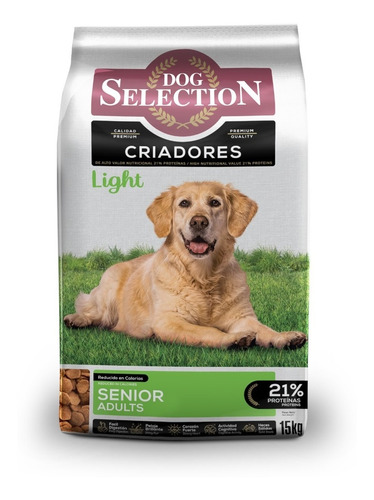 Dog Selection Criadores Light Senior 15kg Universal Pets