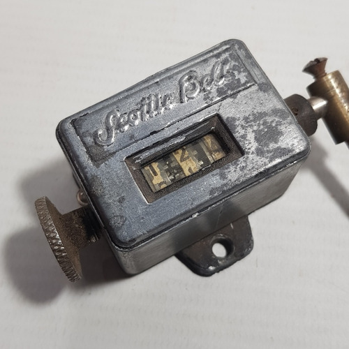 Imagen 4 de 6 de Antiguo Cuenta Ganado Scoilie Bell Metal 3 Dígitos Mag 60071