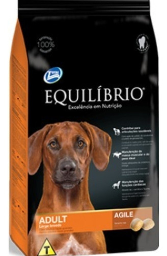 Equilibrio Adulto Raza Grande 15kg + 3pate + 6 Pagos