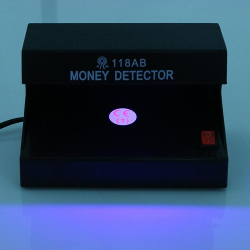 Imagen 2 de 10 de Detector Billetes Falsos Luz Violeta Maquina Detectora 220v