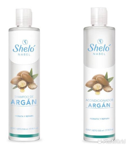 Shampoo,  Con  Acondicionador  De  Argán,   Shelo  Nabel.   