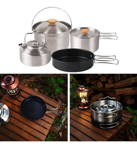 Sartén Hervidor Antiadherente Juego De Utensilios De Cocina