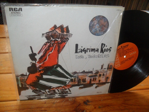 Lágrima Ríos Luna Y Tamboriles Vinilo Lp Uruguay Orig Folk