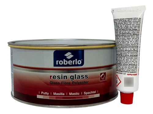 Massa Resin Glass Roberlo 750 G ( Tipo Fiber Tech Evercoat)