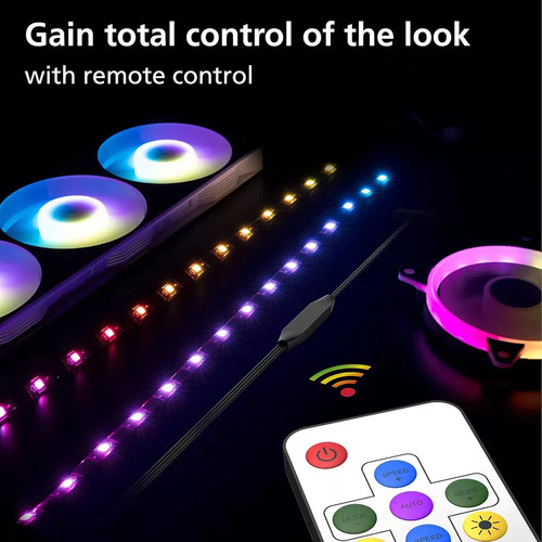 Controlador Rgb Con Control Remoto + Splitter 1x6 + Pwm 1x5