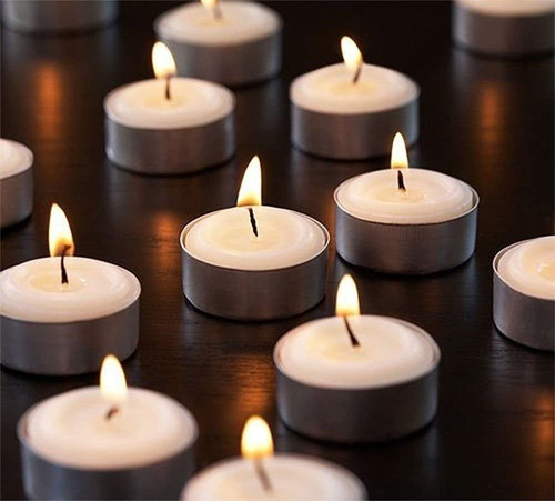 150 Velas Rechaud Brancas Em Suporte Alumínio - 4hrs Queima