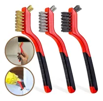 Comprar Set 3 Cepillos Limpieza Cerdas Alambre Metal Herramientas 