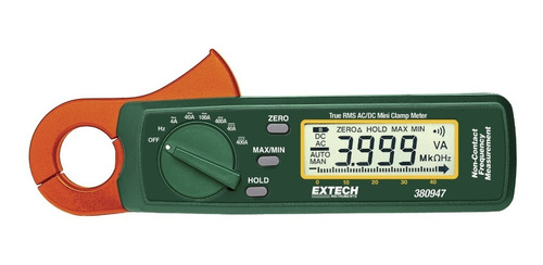 Extech 380947 Mini Pinza Amperimétrica Ca/cc De Rms Real 