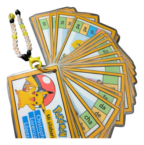 Silabario De Pikachu Para Niños