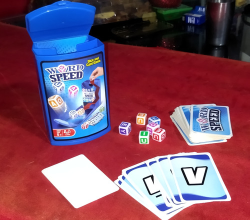 Juego De Mesa Word Speed Dice And Card Game