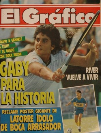 El Grafico 3727 Maradona Trotz Sabatini Romero  Lopez Clerc