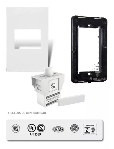 Llave De Luz Armada Cambre Siglo 22 3 Puntos Blanco