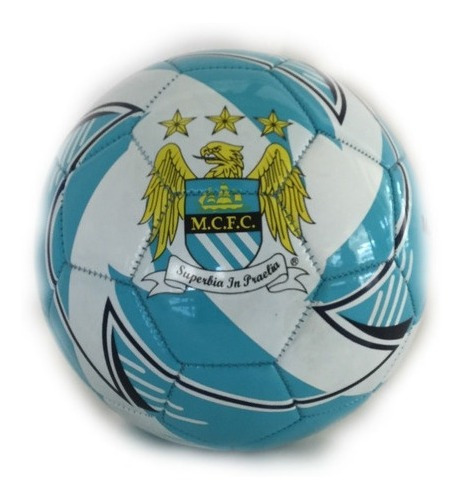Pelota De Fútbol N°5 Manchester City 22,2 Cm