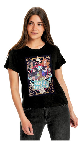 Polera Disney Princesas Mujer Talla M