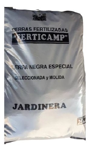 Tierra Negra Fertilizada Especial Molida Ferticamp 25 Dm3