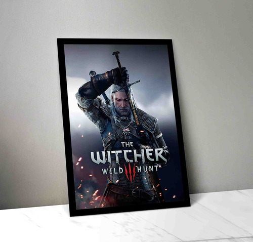 Cuadro The Witcher 3 01 Madera & Vidrio (35x47)