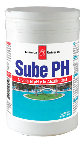 Sube Ph Para Piscinas 1 Kg Quimica Universal