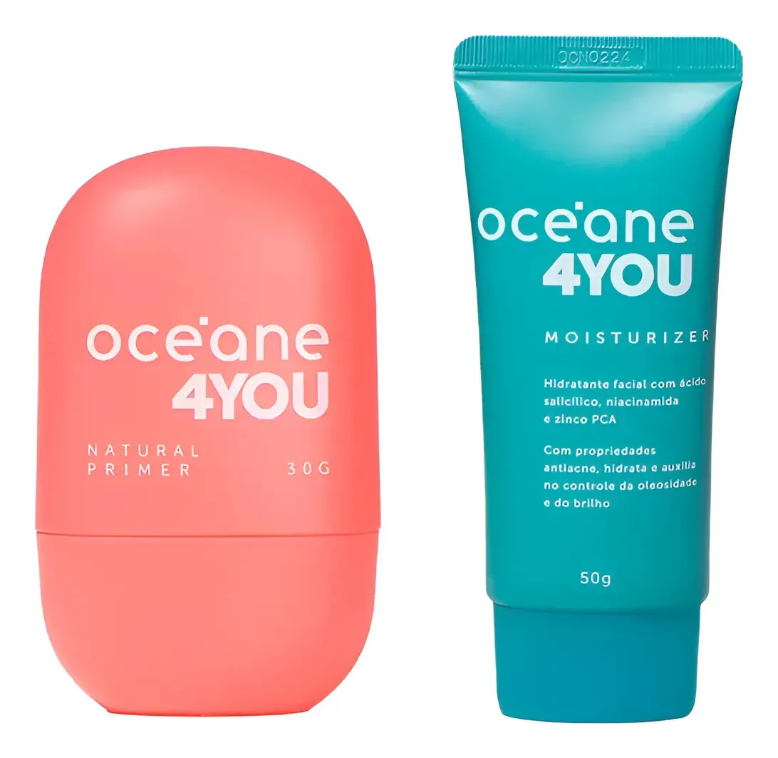 Kit Primer Facial + Hidratante Facial 4you Normal A Oleosa Dia/noite