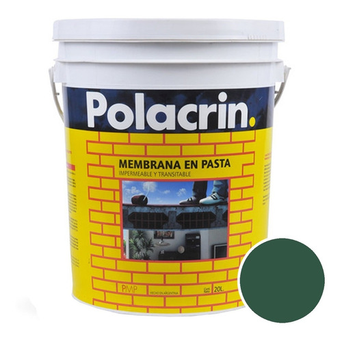     Polacrin Membrana En Pasta Verde X 4lts - Caporaso
