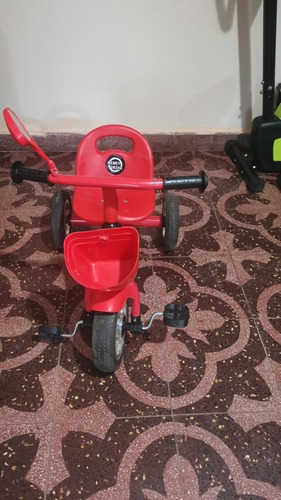 Triciclo Rojo De Fierro, Llantas De Goma