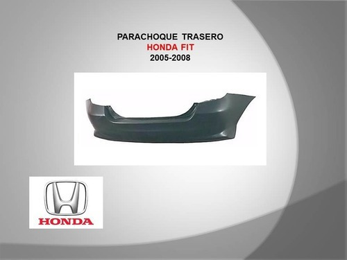 Parachoque Trasero Honda Fit 2005-2008