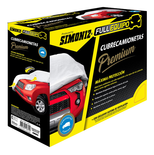 Cobertor Para Camionetas Cortas Premium Simoniz T-l