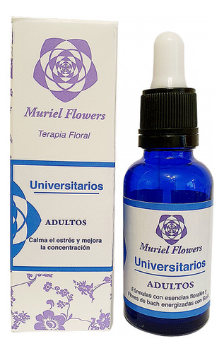 Terapia Floral Universitarios Adultos  30ml Muriel Flowers