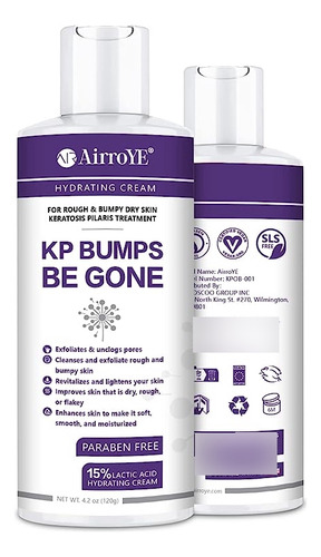 Kp Bump Eraser Crema Hidratante 4 Oz Hidratante Para Sensibl