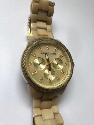 Relógio Michael Kors Mk5039 Marfim Madreperola