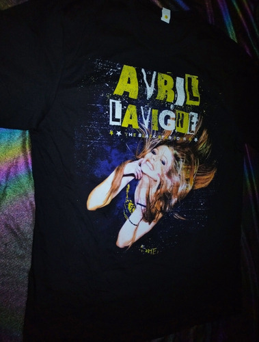 Avril Lavigne Goodbye Lullaby The Black Star Tour Merch L Edición Limitada (Usado)
