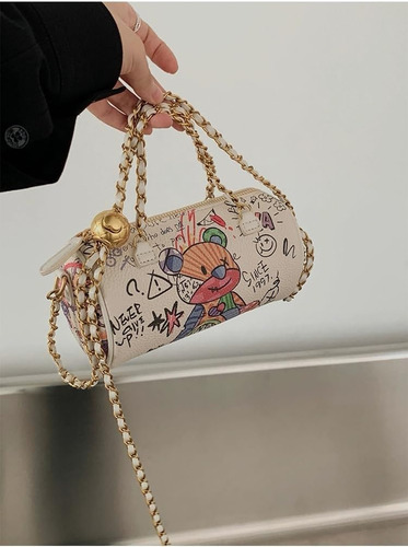 Cartera Pequeña Con Diseño De Grafiti