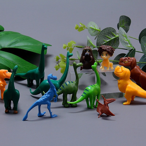 (12 Peças) Figura De Dinossauro Em Pvc Arlo Spot Henry Toy