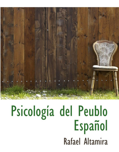 Libro: Psicología Del Peublo Español (spanish Edition)