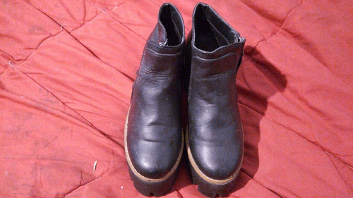 Botas Plataforma Negras Daniel Cassin Para Dama N° 37