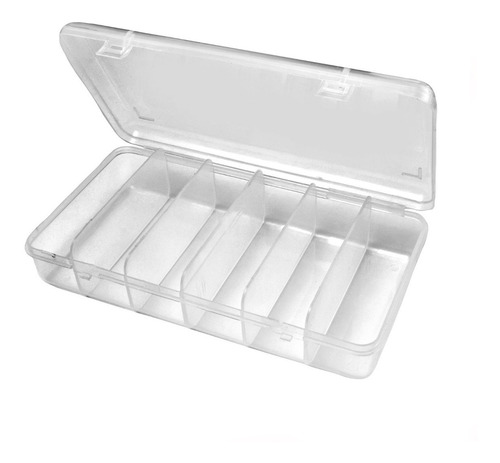 10 Caja Plastica Organizadora - Gavetero 6 Divisiones Pesca