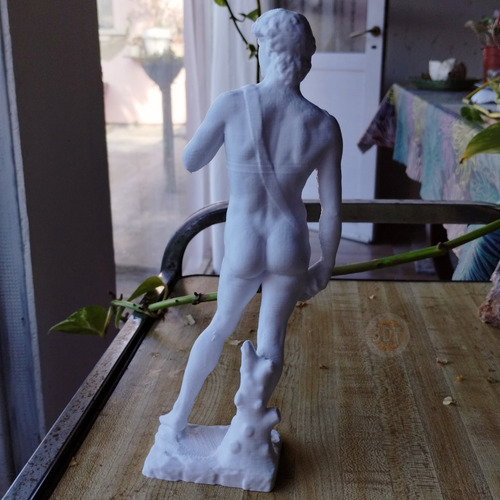 Estatua Clásica David De Miguel Angel 3d Adorno Decoración