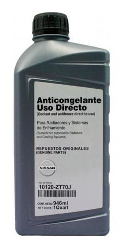Anticongelante Azul Original 5 Litros Tiida 2007-2012