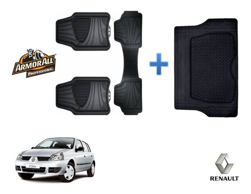 Tapetes Uso Rudo + Cajuela Renault Clio 2006 Armor