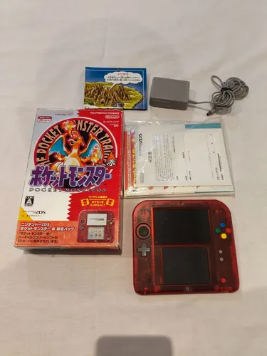 Console Nintendo 2ds Pokemon Pocket Monster Red Limited Edition