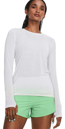 Remera Under Armour Anywhere Mujer Running Blanco