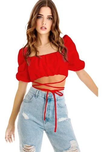 Blusas de amarrar en la cintura new arrivals