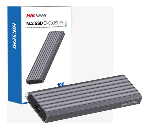 Carry Case Externo Hiksemi Mdc1 Ssd M.2 Usb C Y A Nvme Gris