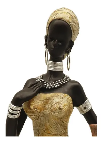Figura Africana De Pie 41,5 Cm Afj
