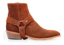Comprar Botas Botínes Premium Tipo Saint Tabaco Gamuza Abocassi