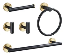 Comprar Juego De Herrajes Para Baño Ganchos Colgantes Toalleros De