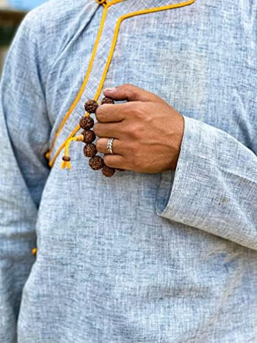 Manos Del Tíbet Rudraksha Semilla Muñeca Para Meditación Yog
