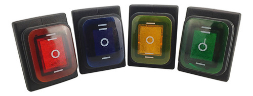 Interruptor Basculante Impermeable Para Barco De 3 Pines, En