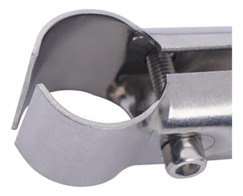 4 Conector De Tubo De Acero Inoxidable Para Rejillas 2 Vías