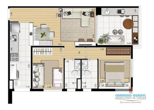 Apartamento Com 2 Dormitórios À Venda, 67 M² Por R$ 830.000,00 - Vila Mariana - São Paulo/sp - Ap1025